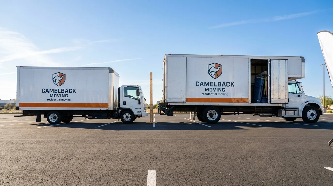 Moving truck size capacity guide in Sac City